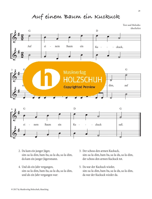 Auf einem Baum ein Kuckuck